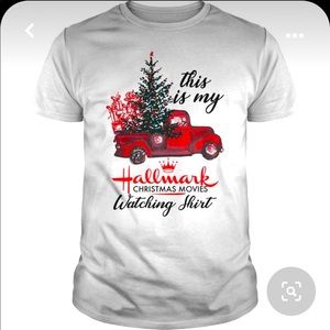 Size S This is my Hallmark watching shirt.